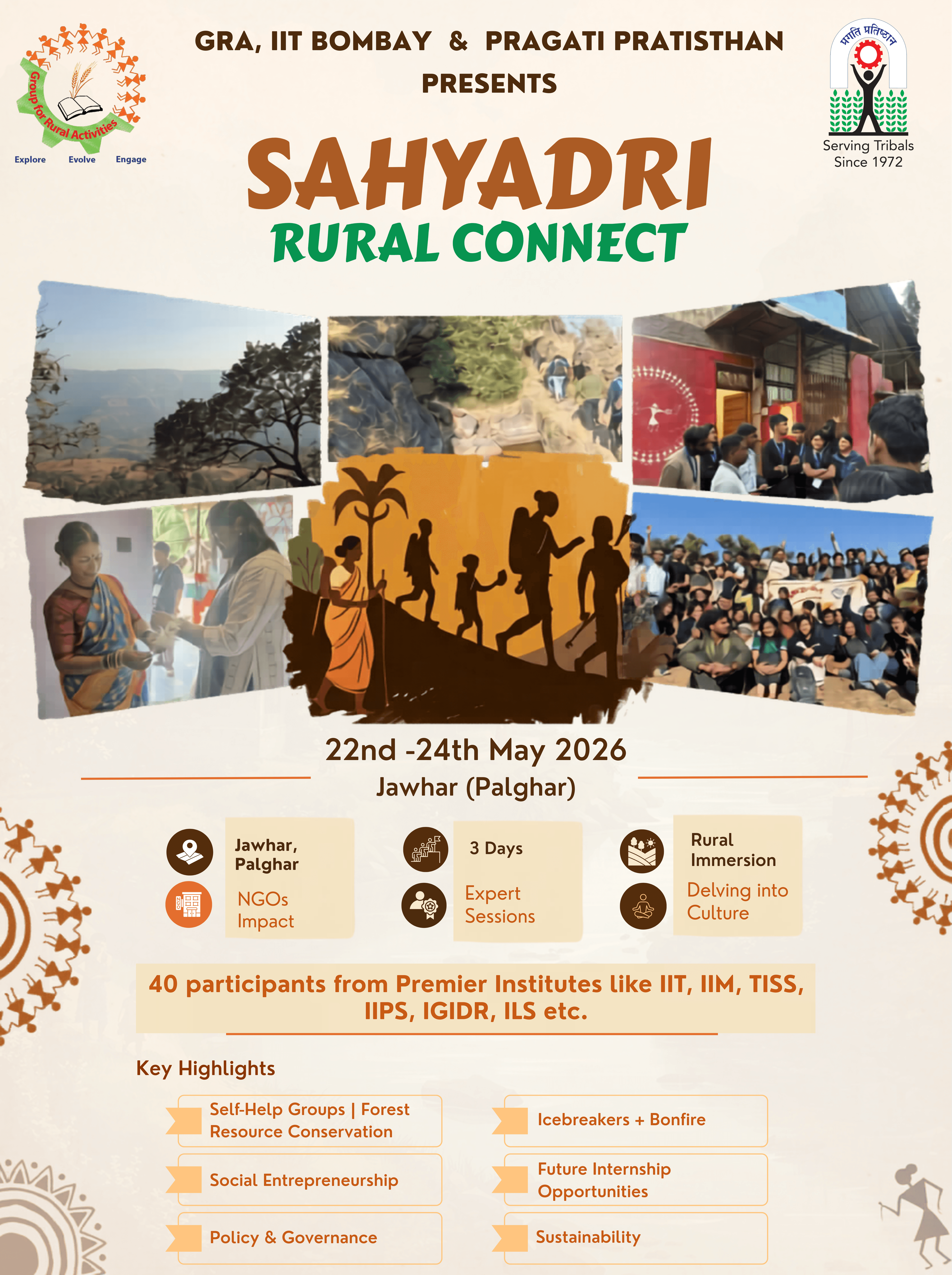 Sahyadri Rural Connect Registration Poster